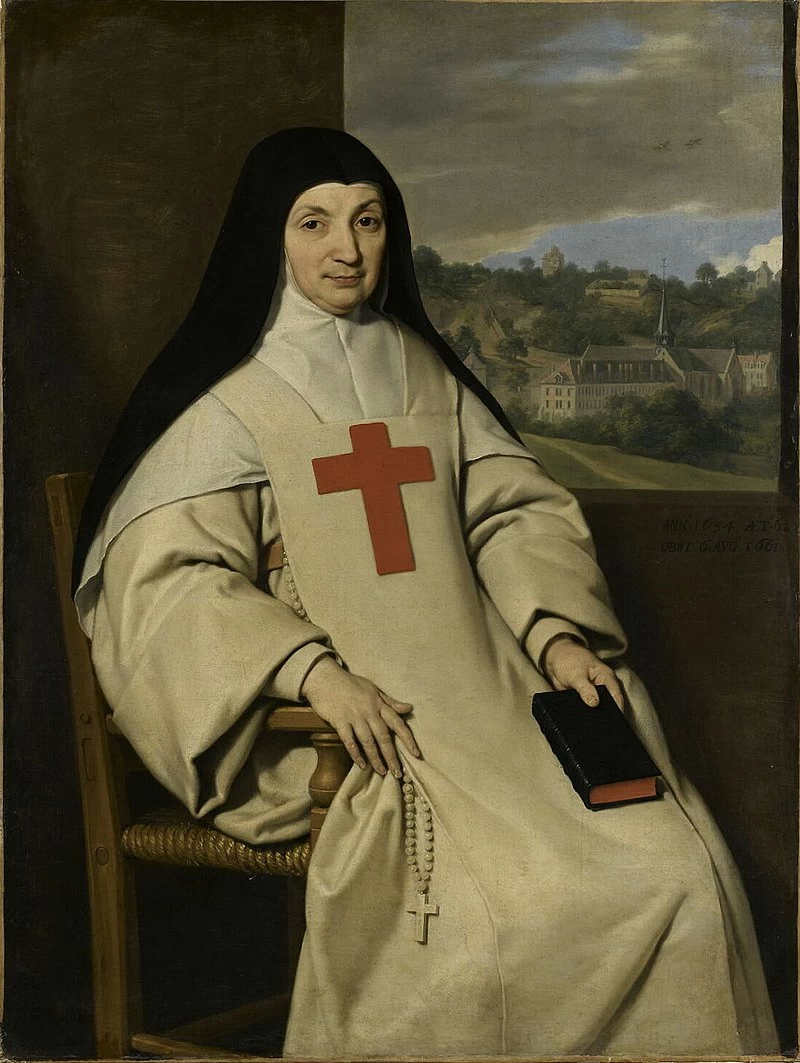 Ritratto di Angélique Arnauld, badessa di Port - Royal, des, Champs